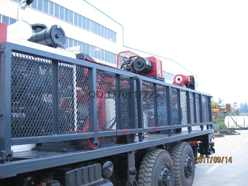Full hydraulic HYDX-5A Truck Mounted Drill Rig with 1500m drill capacity   2