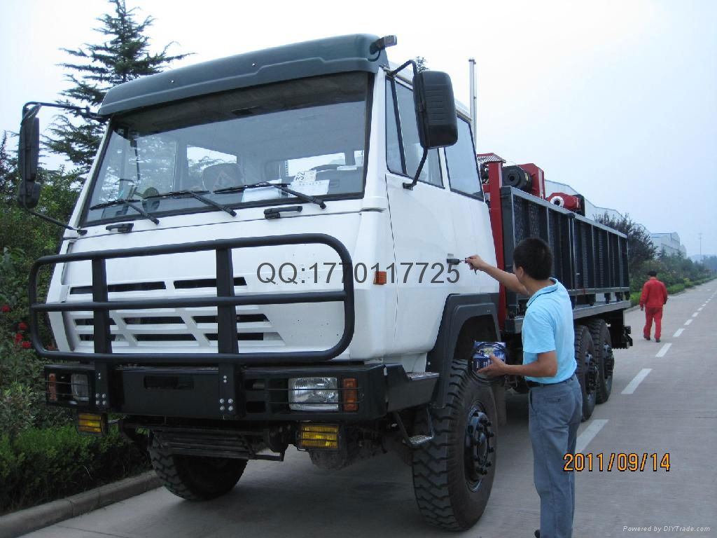 Full hydraulic HYDX-5A Truck Mounted Drill Rig with 1500m drill capacity   4