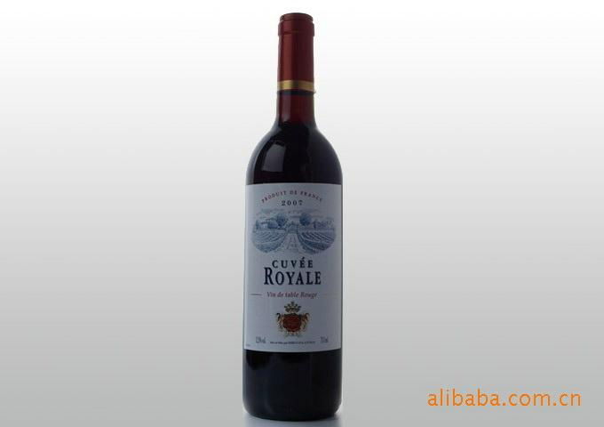 法國波爾多進口紅酒 原瓶原裝葡萄酒 皇家酒窖2007干紅葡萄
