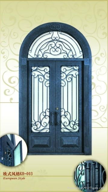 wrought iron door