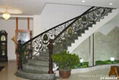 wrought iron staircase handrail 1