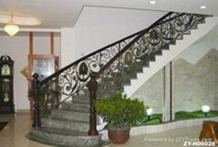 wrought iron staircase handrail