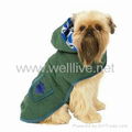 Fashion Pet Green Quilted Paw Dog