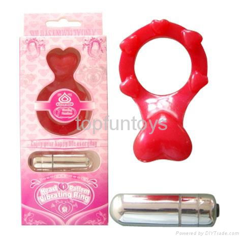 Vibrating Cock Ring   heart love