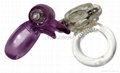Vibrating cock ring  duck mouth sex toys