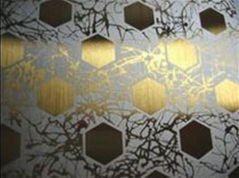 Ti-gold etched finishes /art finishes  stainless steel sheet 