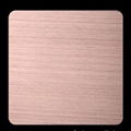 hairline finishes /No 4 finishes golden brown decorative stainless steel sheet  1