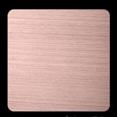 hairline finishes /No 4 finishes golden brown decorative stainless steel sheet 