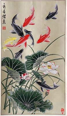 Lotus with Carp picture 3
