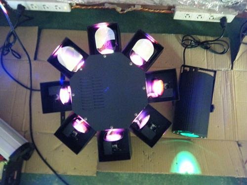 LED 8 heads effect light DMX sound activated 2