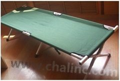 Aluminum folding chair and camping bed