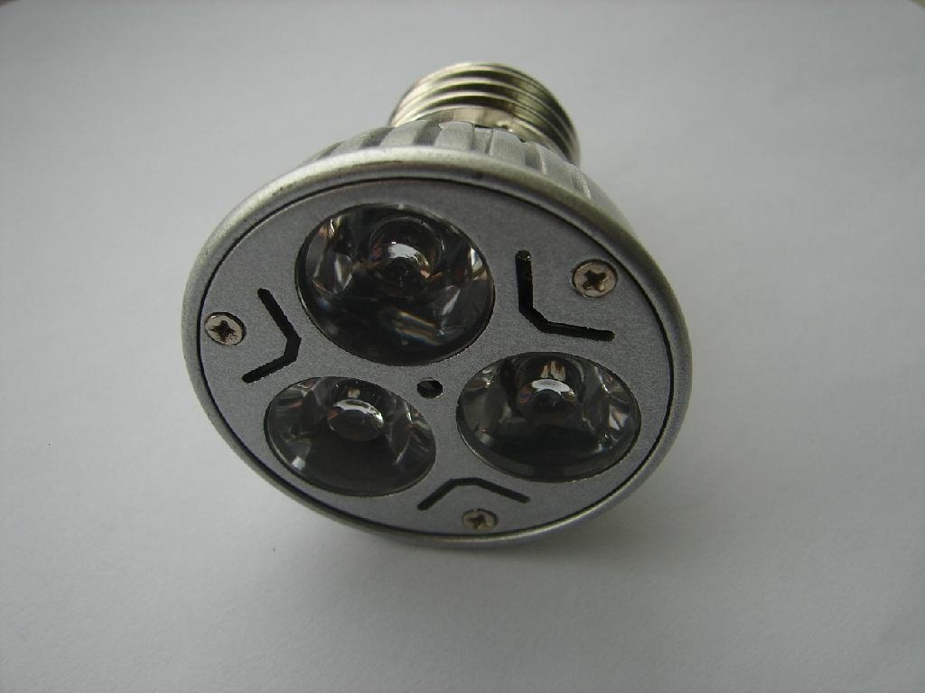 3x1W E27 LED Spotlight  4