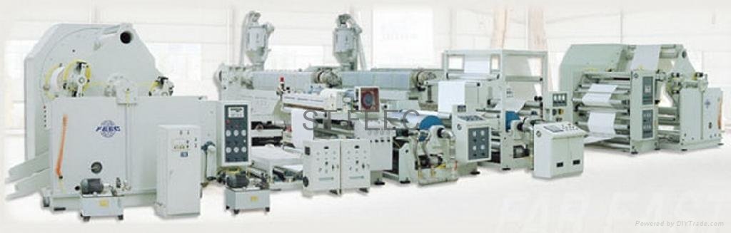 High-Speed Dual-Extruder Extrusion Coating And Lamination Machine.