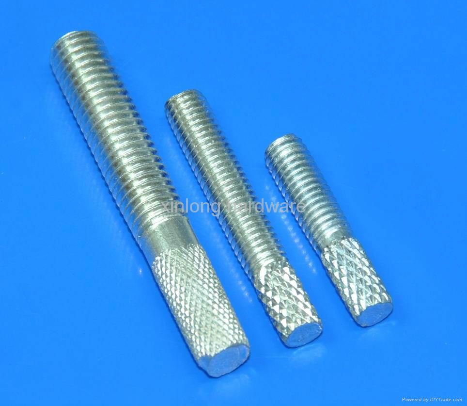 knurled thumb and thread  stub bolts