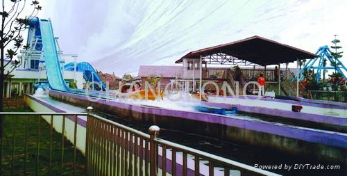 Amusement Park water game--Log Flume