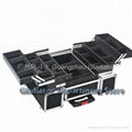 Aluminum Cosmetic case with trolly