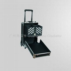 Aluminum Trolley Cosmetic Case Beauty case D9014