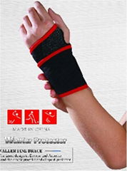 Color stripes design Color  four needles wrist support