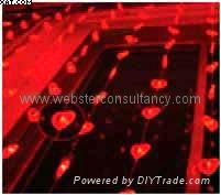60 LED Heart Shape Curtain Lights