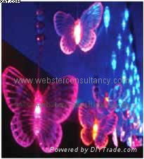 48 LED Butterfly Shape Curtain Lights