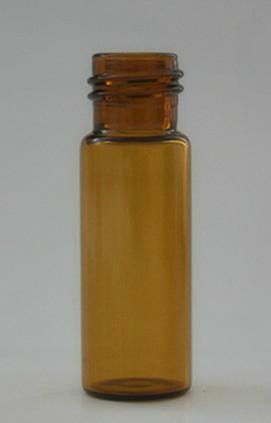 Amber tubular vial