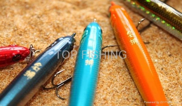 top water sinking fishing lure pencil 5