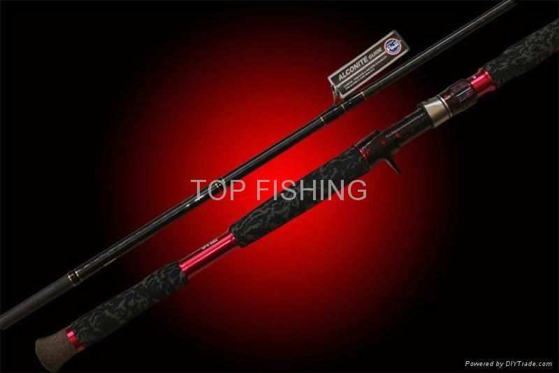 saltwater fresh water fishing lure rod with fuji guide 3
