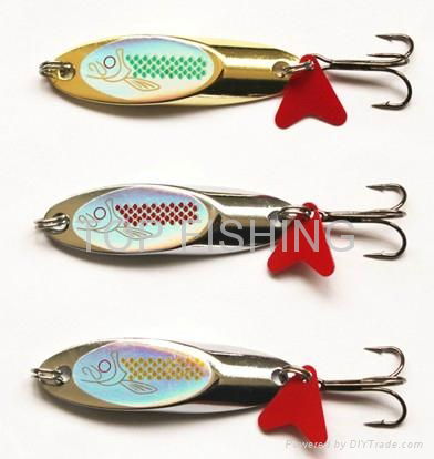 metal lure jig head spoon lead lure spinner bait 5