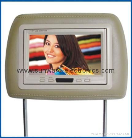 7" Headrest Monitor with DVD player