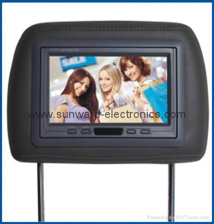 7" Headrest Monitor with DVD player 2