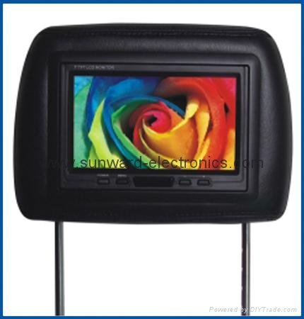 7" Headrest Monitor with DVD player 3