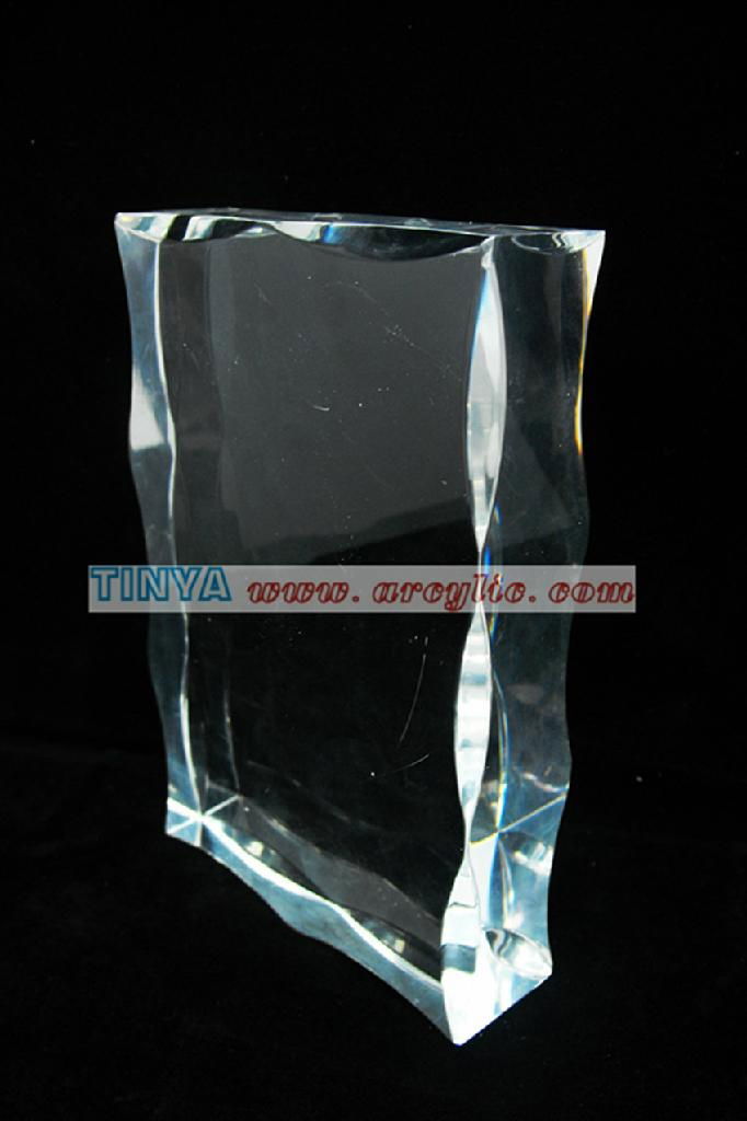 cuboid acrylic trophy