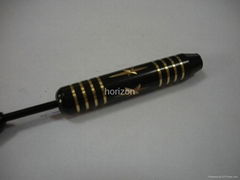 star black coated brass darts