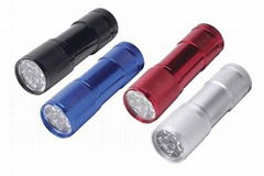 9 LED Aluminium Flashlight