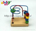 wooden beads game with butterfly 3