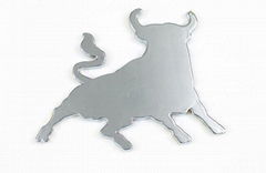 Bull Chrome Badge