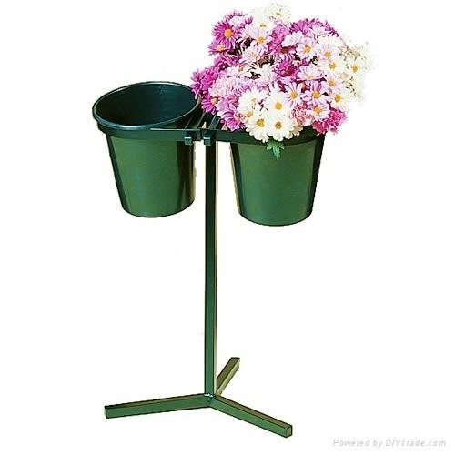 Florist/flower stand-GCFS-01 two bucket flower stand