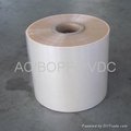 BOPP film coated acrylic on one side,PVDC on the other side 1