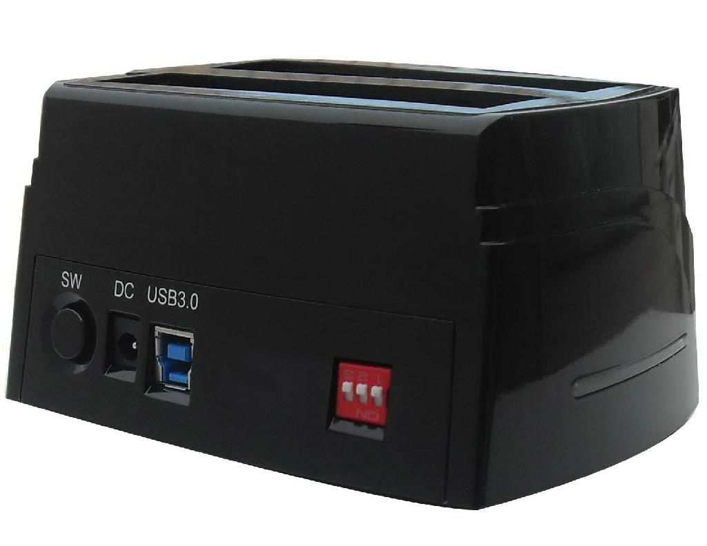 USB3.0 Dual Bay RAID HDD Docking Station   3