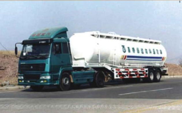 bulk powder semi-trailer