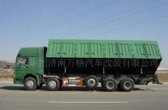 side dump truck/side dumper/self-unloading side tiper