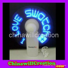 Led message fan