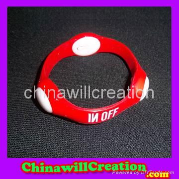 Flashing silicone bracelet  5