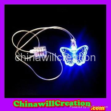 Fashion led flashing necklace