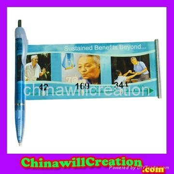 Plastic banner pen  2