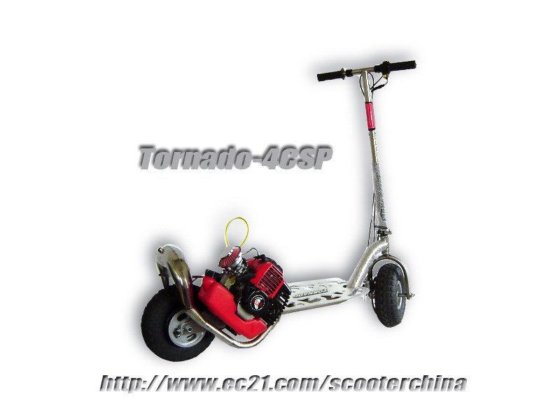 Tornado-4CSP Back View (43cc & 49cc Gas scooter) - China -