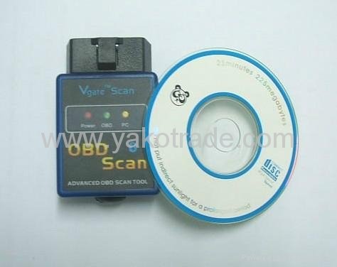 ELM327 Vgate Scan Advanced OBD2 Bluetooth Scan Tool Support Android and Symbian