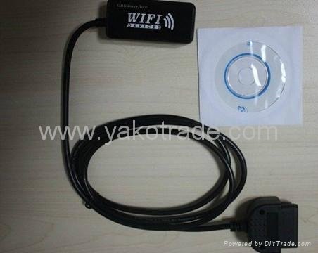 Hot sell Best WiFi OBD-II Car Diagnostic Tool for Apple iPad iPhone iPod Touch 4