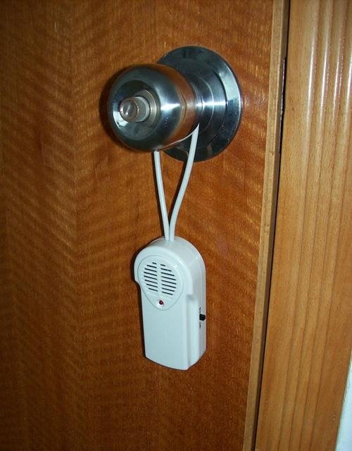 Door handle alarms 
