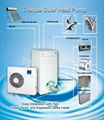 Solar water heater heat pump air to